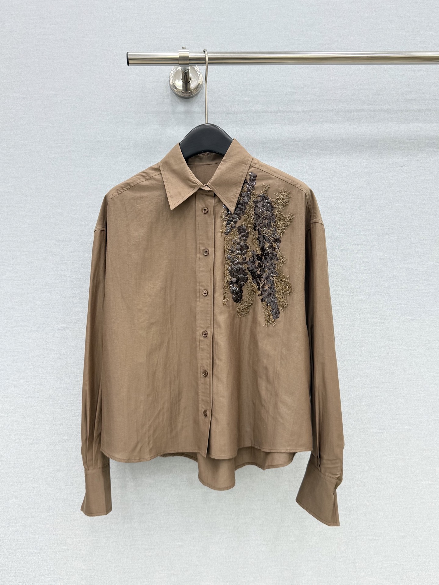 🛒𝐍𝐄𝐖 · 𝟐𝟎𝟐6/爆款现货【原版定制】BC｜2026新品订染重工刺绣丝棉休闲衬衫 定制YB 20%