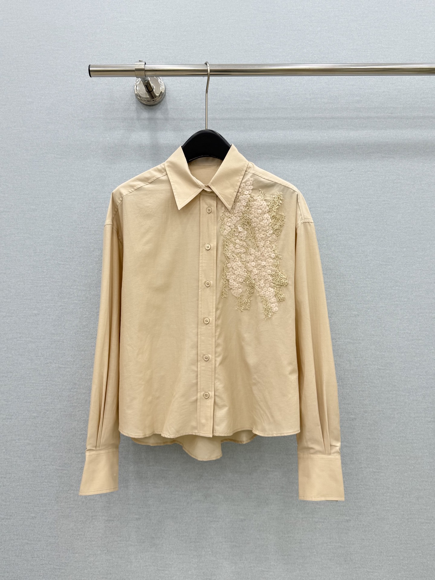 🛒𝐍𝐄𝐖 · 𝟐𝟎𝟐6/爆款现货【原版定制】BC｜2026新品订染重工刺绣丝棉休闲衬衫 定制YB 20%