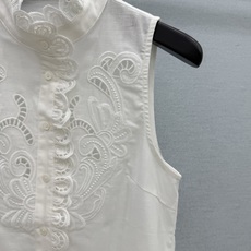 🛒𝐍𝐄𝐖 · 𝟐𝟎𝟐6/爆款现货原单品质 小众*|2026新品水溶花边刺绣背心衬衫精致版型,高级肌理细 🛒𝐍𝐄𝐖 · 𝟐𝟎𝟐6/爆款现货原单品质 小众*|2026新品水溶花边刺绣背心衬衫精致版型,高级肌理细