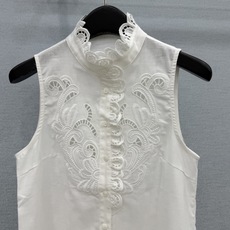 🛒𝐍𝐄𝐖 · 𝟐𝟎𝟐6/爆款现货原单品质 小众*|2026新品水溶花边刺绣背心衬衫精致版型,高级肌理细 🛒𝐍𝐄𝐖 · 𝟐𝟎𝟐6/爆款现货原单品质 小众*|2026新品水溶花边刺绣背心衬衫精致版型,高级肌理细