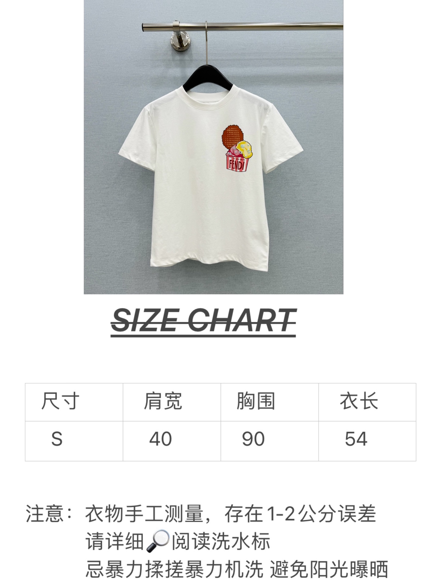🛒𝐍𝐄𝐖 · 𝟐𝟎𝟐6/爆款现货【春夏上新】 Fen*｜2026新款气泡印花T恤高订面料，百搭版型  ，