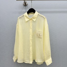 🛒𝐍𝐄𝐖 · 𝟐𝟎𝟐6/爆款现货【早春新款】设计师|2026蕾丝钩花拼接棉麻衬衫定制YB材质 舒适好穿 🛒𝐍𝐄𝐖 · 𝟐𝟎𝟐6/爆款现货【早春新款】设计师|2026蕾丝钩花拼接棉麻衬衫定制YB材质 舒适好穿