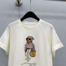 🛒𝐍𝐄𝐖 · 𝟐𝟎𝟐6/爆款现货【原版定制】Ral*拉夫 |2026新品专柜熊先生圆领极简印花短袖卫衣定 🛒𝐍𝐄𝐖 · 𝟐𝟎𝟐6/爆款现货【原版定制】Ral*拉夫 |2026新品专柜熊先生圆领极简印花短袖卫衣定