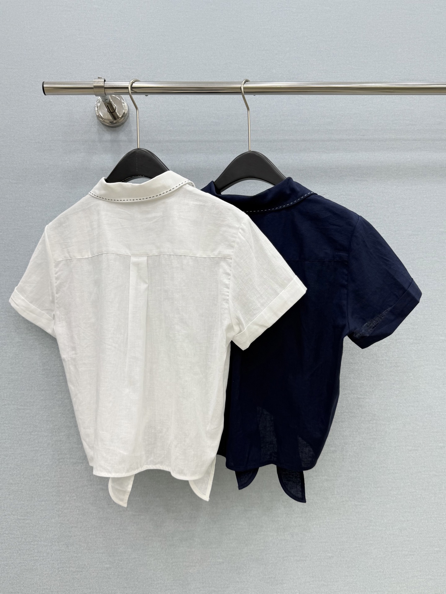 🛒𝐍𝐄𝐖 · 𝟐𝟎𝟐6/爆款现货原单品质   Acn*｜2026新品撞色刺绣系带棉麻衬衫精致版型，高级肌