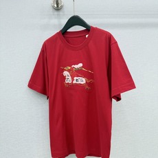 🛒𝐍𝐄𝐖 · 𝟐𝟎𝟐6/爆款现货【原版定制】Bur*|26新品刺绣短袖T恤精致宽松版型上身巨显瘦!男女同 🛒𝐍𝐄𝐖 · 𝟐𝟎𝟐6/爆款现货【原版定制】Bur*|26新品刺绣短袖T恤精致宽松版型上身巨显瘦!男女同