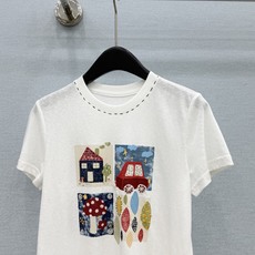 🛒𝐍𝐄𝐖 · 𝟐𝟎𝟐6/爆款现货【春夏上新】 设计师小众|2026新款印花立体手工短袖T高订面料,百搭版 🛒𝐍𝐄𝐖 · 𝟐𝟎𝟐6/爆款现货【春夏上新】 设计师小众|2026新款印花立体手工短袖T高订面料,百搭版