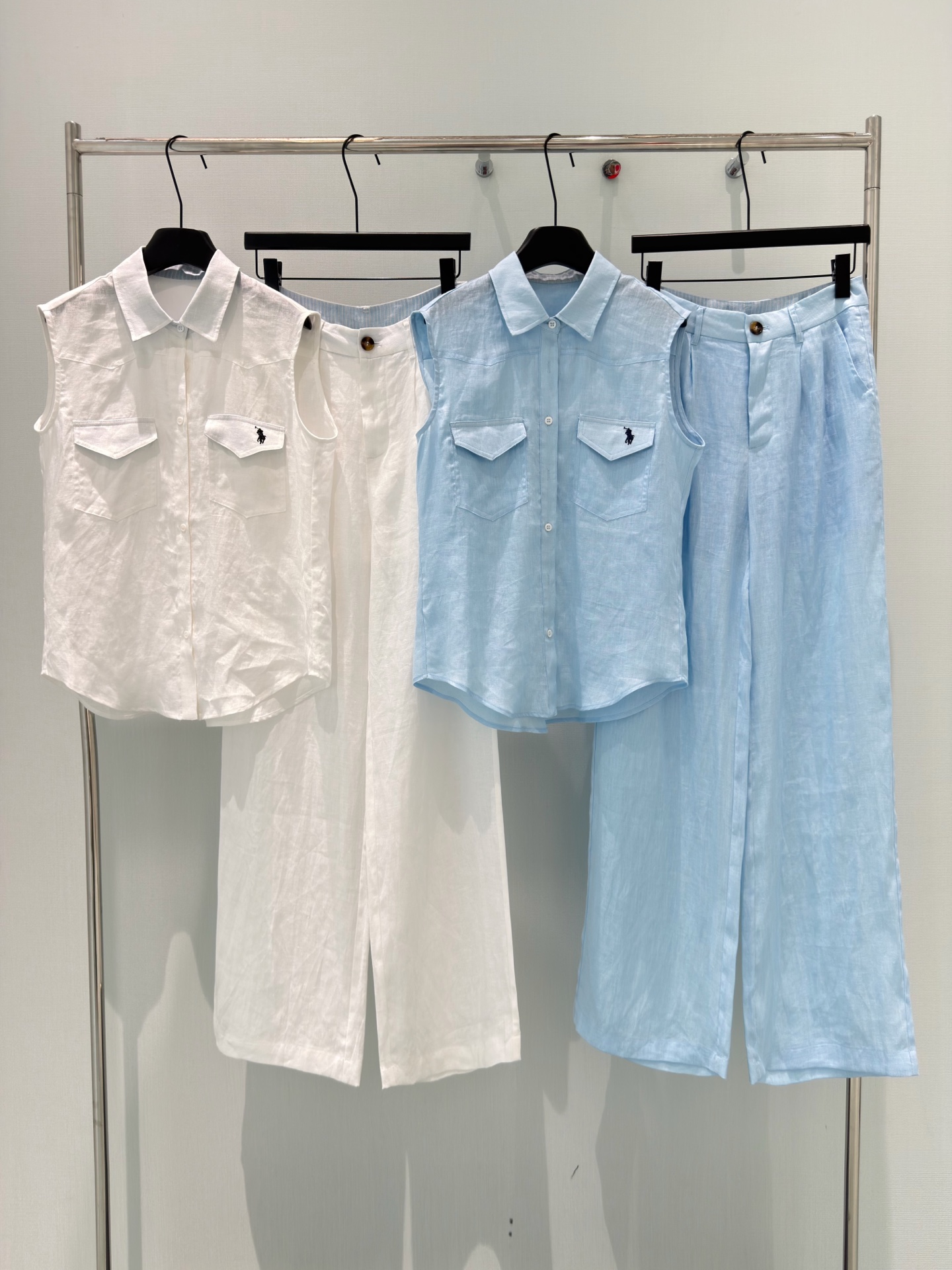 🛒𝐍𝐄𝐖 · 𝟐𝟎𝟐6/爆款现货【春夏上新】设计师｜26新品亚麻衬衫马甲长裤套装！高端定制无袖衬衫，搭配