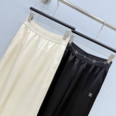 🛒𝐍𝐄𝐖 · 𝟐𝟎𝟐6/爆款现货原单高品质 Cha*|26新款烫钻织带拼接休闲裤颜色百搭高级 松紧腰 🛒𝐍𝐄𝐖 · 𝟐𝟎𝟐6/爆款现货原单高品质 Cha*|26新款烫钻织带拼接休闲裤颜色百搭高级 松紧腰