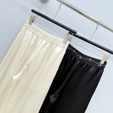 🛒𝐍𝐄𝐖 · 𝟐𝟎𝟐6/爆款现货原单高品质 Cha*|26新款烫钻织带拼接休闲裤颜色百搭高级 松紧腰 🛒𝐍𝐄𝐖 · 𝟐𝟎𝟐6/爆款现货原单高品质 Cha*|26新款烫钻织带拼接休闲裤颜色百搭高级 松紧腰