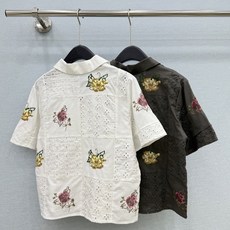 🛒𝐍𝐄𝐖 · 𝟐𝟎𝟐6/爆款现货原单品质 小众*|2026新品水溶拼接刺绣翻领衬衫精致版型,高级肌理细 🛒𝐍𝐄𝐖 · 𝟐𝟎𝟐6/爆款现货原单品质 小众*|2026新品水溶拼接刺绣翻领衬衫精致版型,高级肌理细