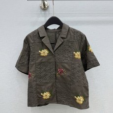 🛒𝐍𝐄𝐖 · 𝟐𝟎𝟐6/爆款现货原单品质 小众*|2026新品水溶拼接刺绣翻领衬衫精致版型,高级肌理细 🛒𝐍𝐄𝐖 · 𝟐𝟎𝟐6/爆款现货原单品质 小众*|2026新品水溶拼接刺绣翻领衬衫精致版型,高级肌理细
