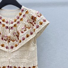 🛒𝐍𝐄𝐖 · 𝟐𝟎𝟐6/爆款现货原单品质 小众*|2026新款钩花斗篷式纽扣小开衫精致版型,重工刺绣, 🛒𝐍𝐄𝐖 · 𝟐𝟎𝟐6/爆款现货原单品质 小众*|2026新款钩花斗篷式纽扣小开衫精致版型,重工刺绣,