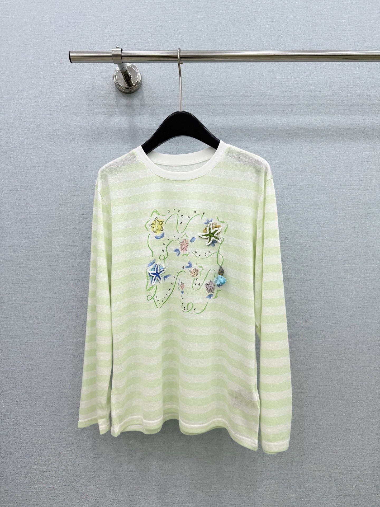 🛒𝐍𝐄𝐖 · 𝟐𝟎𝟐6/爆款现货【春夏上新】 设计师小众｜2026新款手工立体海星防晒长袖T恤高订面料，