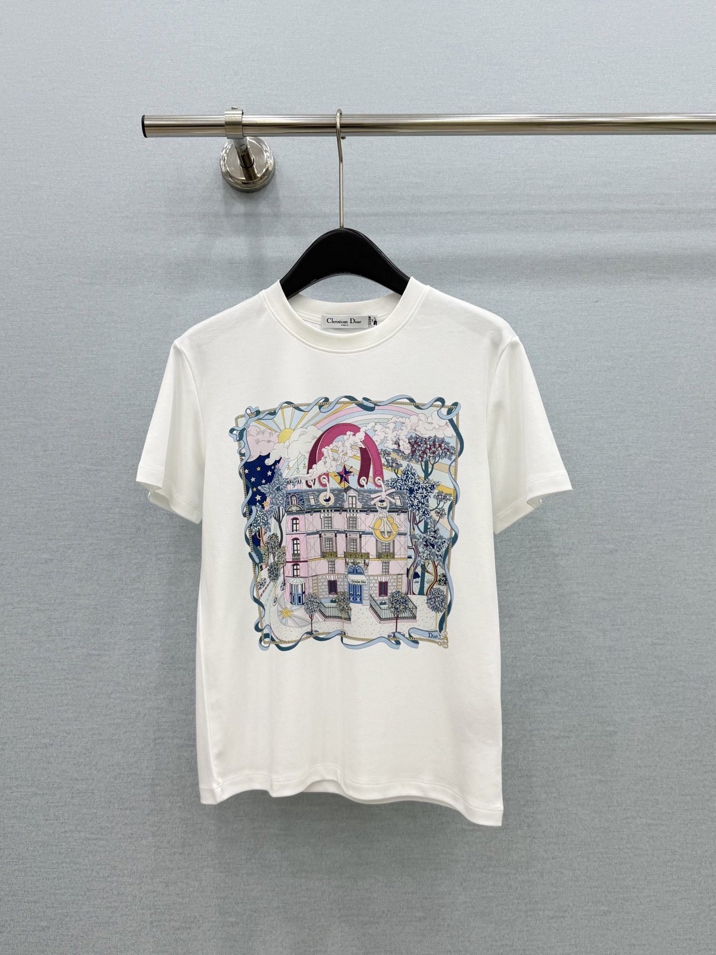 🛒𝐍𝐄𝐖 · 𝟐𝟎𝟐6/爆款现货【原单品质】Dio*｜2026新款印花T恤高订面料，百搭版型  ，上身的