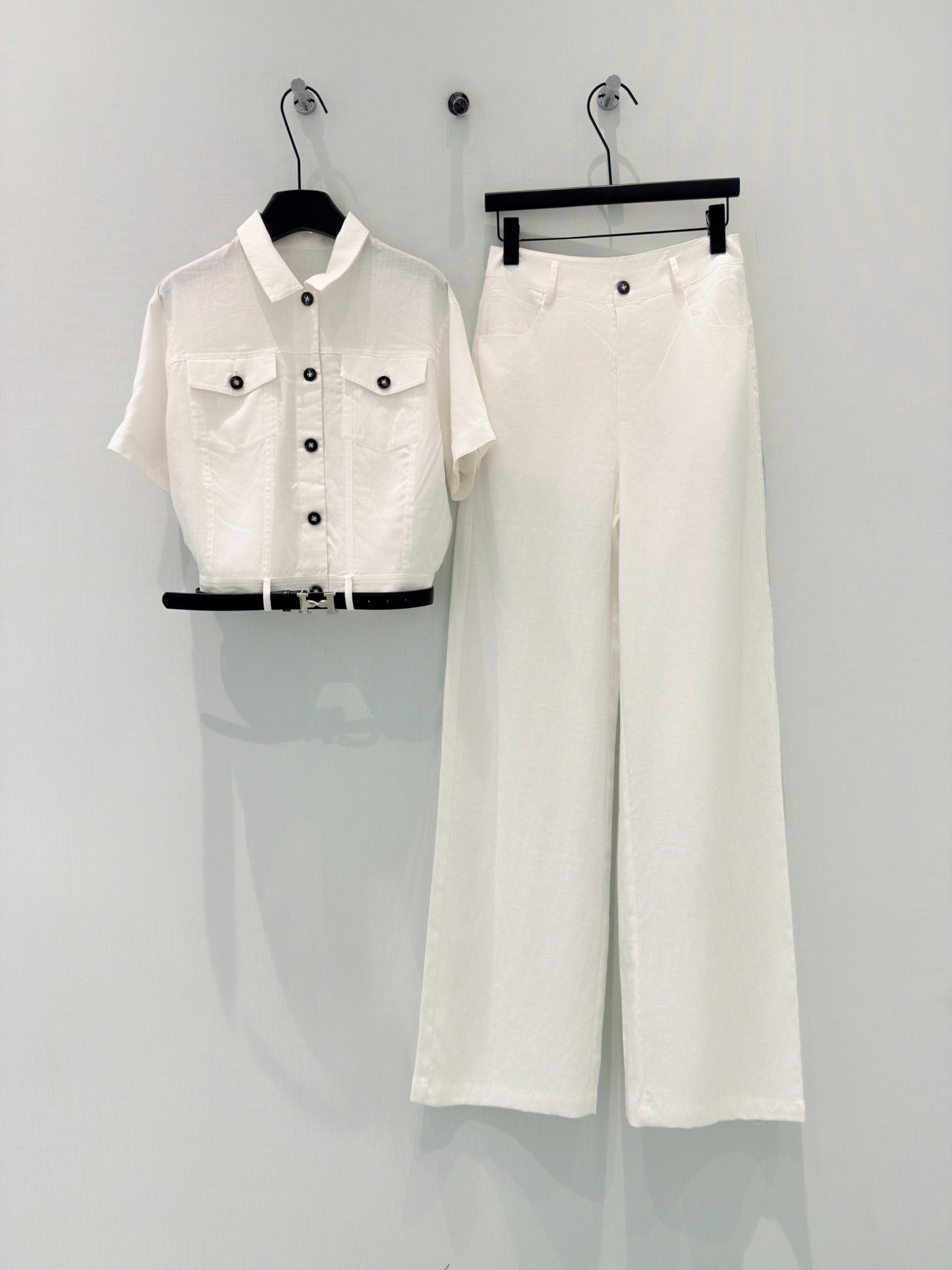 🛒𝐍𝐄𝐖 · 𝟐𝟎𝟐6/爆款现货【春夏上新】设计师｜26新品天丝亚麻长裤套装高端定制衬衫，搭配休闲长裤极
