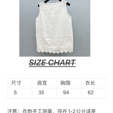 🛒𝐍𝐄𝐖 · 𝟐𝟎𝟐6/爆款现货原单品质 小众|26经典花边水溶刺绣无袖衬衫法式纯欲系极致穿搭最新系列 🛒𝐍𝐄𝐖 · 𝟐𝟎𝟐6/爆款现货原单品质 小众|26经典花边水溶刺绣无袖衬衫法式纯欲系极致穿搭最新系列