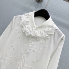 🛒𝐍𝐄𝐖 · 𝟐𝟎𝟐6/爆款现货原单品质 小众|26经典水溶刺绣花边衬衫法式极致穿搭最新系列单品 强烈 🛒𝐍𝐄𝐖 · 𝟐𝟎𝟐6/爆款现货原单品质 小众|26经典水溶刺绣花边衬衫法式极致穿搭最新系列单品 强烈