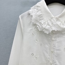 🛒𝐍𝐄𝐖 · 𝟐𝟎𝟐6/爆款现货原单品质 小众|26经典水溶刺绣花边衬衫法式极致穿搭最新系列单品 强烈 🛒𝐍𝐄𝐖 · 𝟐𝟎𝟐6/爆款现货原单品质 小众|26经典水溶刺绣花边衬衫法式极致穿搭最新系列单品 强烈