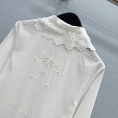 🛒𝐍𝐄𝐖 · 𝟐𝟎𝟐6/爆款现货原单品质 小众|26经典水溶刺绣花边衬衫法式极致穿搭最新系列单品 强烈 🛒𝐍𝐄𝐖 · 𝟐𝟎𝟐6/爆款现货原单品质 小众|26经典水溶刺绣花边衬衫法式极致穿搭最新系列单品 强烈