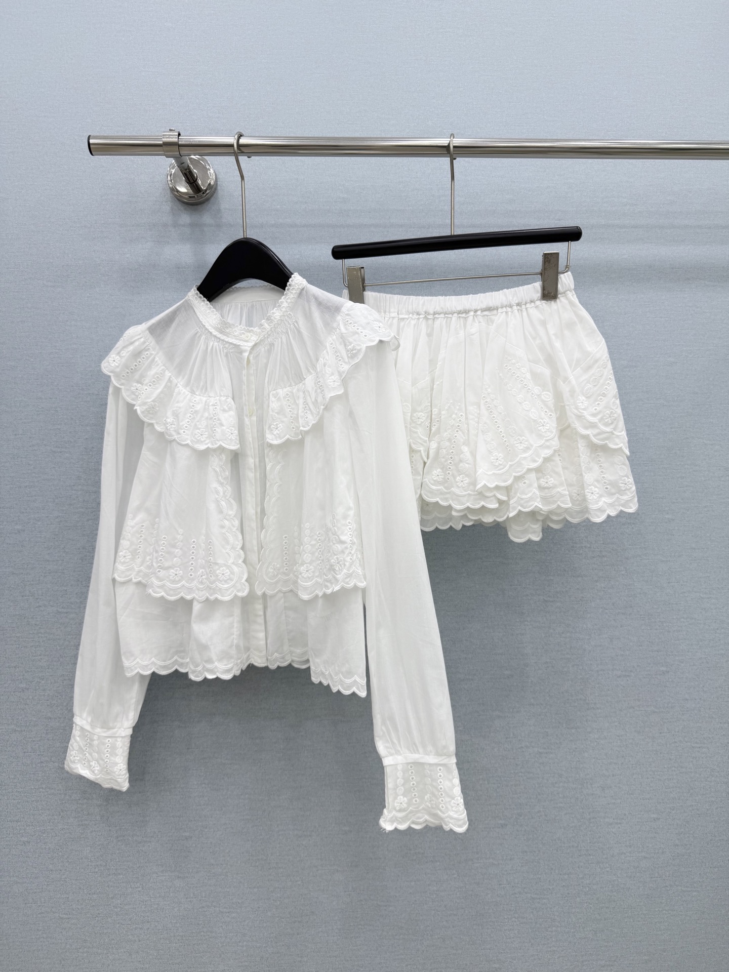 🛒𝐍𝐄𝐖 · 𝟐𝟎𝟐6/爆款现货原单品质   小众*｜2026新品花边刺绣衬衫精致版型，高级肌理细腻 极