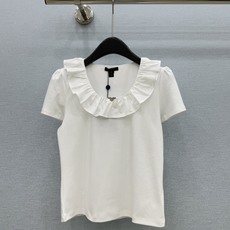 🛒𝐍𝐄𝐖 · 𝟐𝟎𝟐6/爆款现货【原单品质】L*|2026新款荷叶边T恤高订面料,百搭版型 ,上身的触 🛒𝐍𝐄𝐖 · 𝟐𝟎𝟐6/爆款现货【原单品质】L*|2026新款荷叶边T恤高订面料,百搭版型 ,上身的触