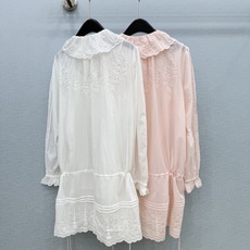 🛒𝐍𝐄𝐖 · 𝟐𝟎𝟐6/爆款现货原单品质 小众|26经典刺绣花边衬衫收腰连衣裙法式极致穿搭最新系列单品 🛒𝐍𝐄𝐖 · 𝟐𝟎𝟐6/爆款现货原单品质 小众|26经典刺绣花边衬衫收腰连衣裙法式极致穿搭最新系列单品