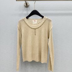 🛒𝐍𝐄𝐖 · 𝟐𝟎𝟐6/爆款现货 【原单品质】Ch*|2026新款订钻羊绒针织衫 老钱风穿搭 气质百搭绝美 定制面料弹 🛒𝐍𝐄𝐖 · 𝟐𝟎𝟐6/爆款现货 【原单品质】Ch*|2026新款订钻羊绒针织衫 老钱风穿搭 气质百搭绝美 定制面料弹