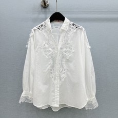 🛒𝐍𝐄𝐖 · 𝟐𝟎𝟐6/爆款现货 原单品质 小众*|2026新品水溶花边刺绣衬衫 精致版型,高级肌理细腻 极简主义常 🛒𝐍𝐄𝐖 · 𝟐𝟎𝟐6/爆款现货 原单品质 小众*|2026新品水溶花边刺绣衬衫 精致版型,高级肌理细腻 极简主义常