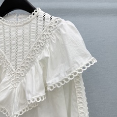 🛒𝐍𝐄𝐖 · 𝟐𝟎𝟐6/爆款现货 原单品质 小众*|2026新品水溶花边衬衫 精致版型,高级肌理细腻 极简主义常规剪 🛒𝐍𝐄𝐖 · 𝟐𝟎𝟐6/爆款现货 原单品质 小众*|2026新品水溶花边衬衫 精致版型,高级肌理细腻 极简主义常规剪