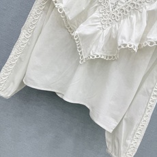 🛒𝐍𝐄𝐖 · 𝟐𝟎𝟐6/爆款现货 原单品质 小众*|2026新品水溶花边衬衫 精致版型,高级肌理细腻 极简主义常规剪 🛒𝐍𝐄𝐖 · 𝟐𝟎𝟐6/爆款现货 原单品质 小众*|2026新品水溶花边衬衫 精致版型,高级肌理细腻 极简主义常规剪