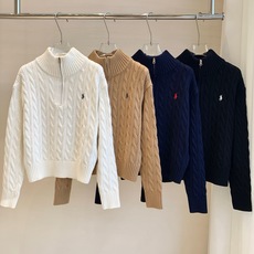 🛒𝐍𝐄𝐖 · 𝟐𝟎𝟐6/爆款现货 【原单品质】RL*|2026新款麻花半拉链针织衫 系列款 老钱风穿搭 气质百搭绝美 🛒𝐍𝐄𝐖 · 𝟐𝟎𝟐6/爆款现货 【原单品质】RL*|2026新款麻花半拉链针织衫 系列款 老钱风穿搭 气质百搭绝美