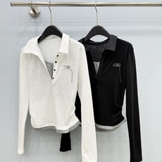 🛒𝐍𝐄𝐖 · 𝟐𝟎𝟐6/爆款现货 设计师 小众|2026新款假两件拼接长袖T恤 高订面料,百搭版型 ,上身的触感谁穿谁 🛒𝐍𝐄𝐖 · 𝟐𝟎𝟐6/爆款现货 设计师 小众|2026新款假两件拼接长袖T恤 高订面料,百搭版型 ,上身的触感谁穿谁