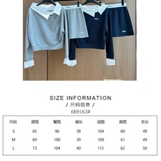 🛒𝐍𝐄𝐖 · 𝟐𝟎𝟐6/爆款现货 【秋冬上新】设计师|26新品休闲套装! 高端定制衬衫拼接假两件上衣 搭配松紧腰裤裙 极 🛒𝐍𝐄𝐖 · 𝟐𝟎𝟐6/爆款现货 【秋冬上新】设计师|26新品休闲套装! 高端定制衬衫拼接假两件上衣 搭配松紧腰裤裙 极
