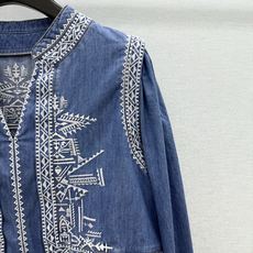 🛒𝐍𝐄𝐖 · 𝟐𝟎𝟐6/爆款现货 原单品质 小众*|2026新品刺绣牛仔衬衫 精致版型,高级肌理细腻 极简主义常规剪 🛒𝐍𝐄𝐖 · 𝟐𝟎𝟐6/爆款现货 原单品质 小众*|2026新品刺绣牛仔衬衫 精致版型,高级肌理细腻 极简主义常规剪