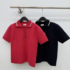 🛒𝐍𝐄𝐖 · 𝟐𝟎𝟐6/爆款现货 【原单品质】 Mon*|2026新款粗针翻领拼接针织T恤 高订面料,百搭版型 ,上身 🛒𝐍𝐄𝐖 · 𝟐𝟎𝟐6/爆款现货 【原单品质】 Mon*|2026新款粗针翻领拼接针织T恤 高订面料,百搭版型 ,上身