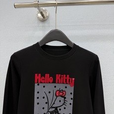 🛒𝐍𝐄𝐖 · 𝟐𝟎𝟐6/爆款现货 【原单品质】 小众|2026新款hello Kitty植绒印花长袖上衣 高订面料,减龄 🛒𝐍𝐄𝐖 · 𝟐𝟎𝟐6/爆款现货 【原单品质】 小众|2026新款hello Kitty植绒印花长袖上衣 高订面料,减龄
