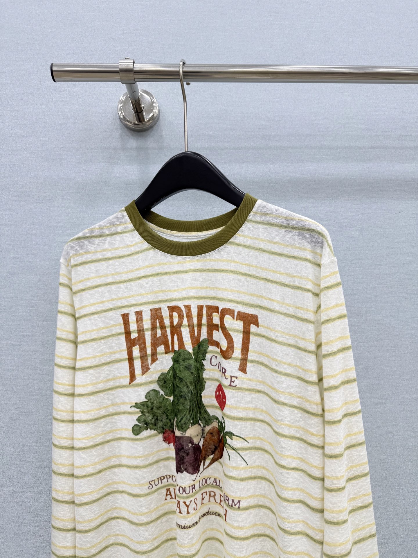 🛒𝐍𝐄𝐖 · 𝟐𝟎𝟐6/爆款现货 【原单品质】 小众｜2026新款撞色图文印花长袖上衣 高订面料，减龄百搭版型  ，上身