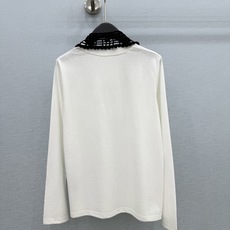 🛒𝐍𝐄𝐖 · 𝟐𝟎𝟐6/爆款现货 【原单品质】 小众|2026新款烫钻印花可拆卸针织领长袖T恤 高订面料,减龄百搭版型 🛒𝐍𝐄𝐖 · 𝟐𝟎𝟐6/爆款现货 【原单品质】 小众|2026新款烫钻印花可拆卸针织领长袖T恤 高订面料,减龄百搭版型