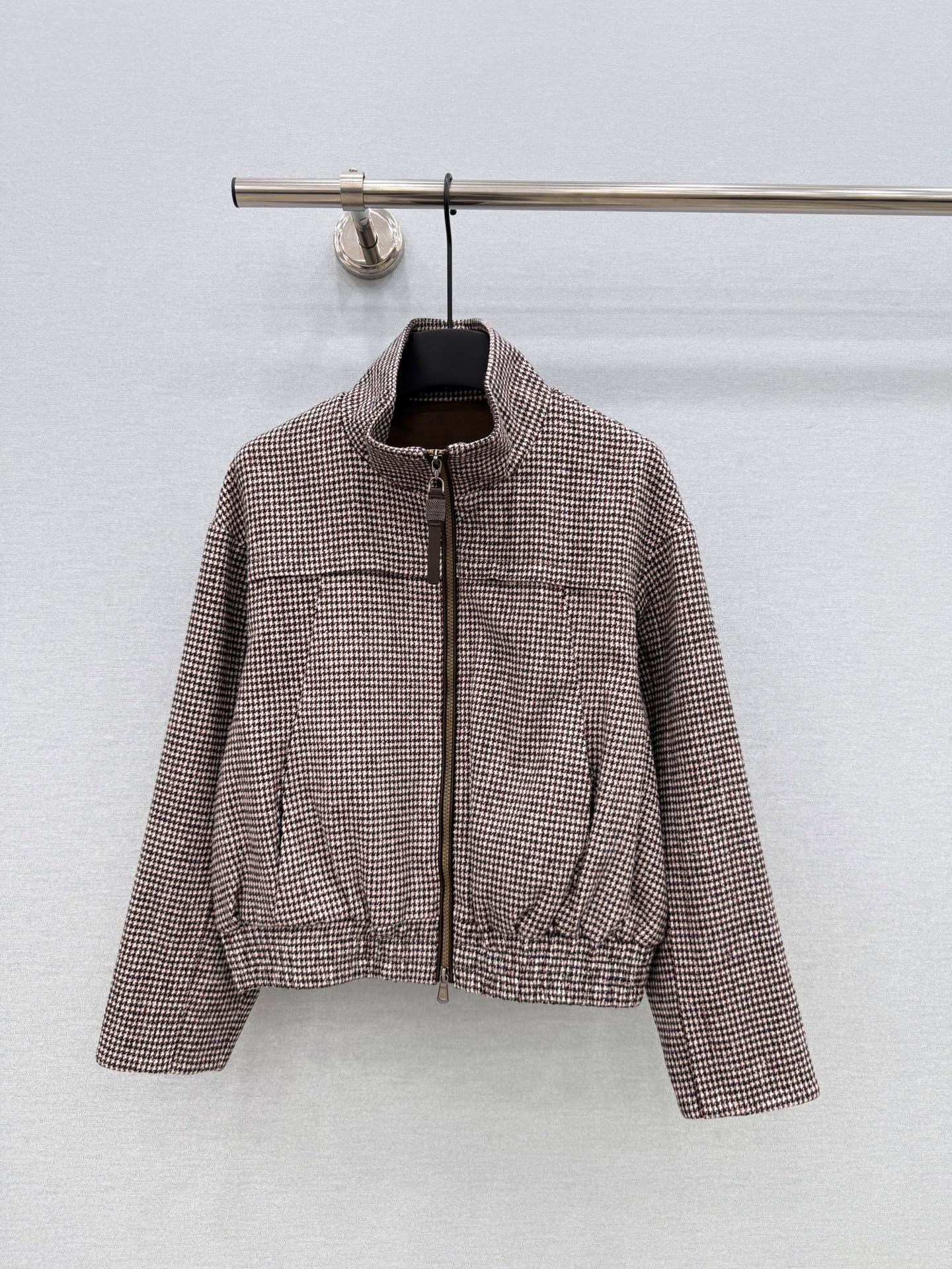 🛒𝐍𝐄𝐖 · 𝟐𝟎𝟐6/爆款现货 【原版定制】BC｜26秋冬新款千鸟格立领双拉链外套 经典的色系，视觉盛宴，不同于传统的