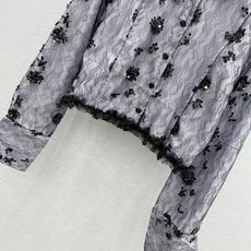 🛒𝐍𝐄𝐖 · 𝟐𝟎𝟐6/爆款现货 原单品质 小众*|2026新品珠片网纱花边衬衫 【系列款】 精致版型,高级肌理细腻 🛒𝐍𝐄𝐖 · 𝟐𝟎𝟐6/爆款现货 原单品质 小众*|2026新品珠片网纱花边衬衫 【系列款】 精致版型,高级肌理细腻