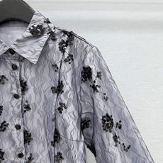 🛒𝐍𝐄𝐖 · 𝟐𝟎𝟐6/爆款现货 原单品质 小众*|2026新品珠片网纱花边衬衫 【系列款】 精致版型,高级肌理细腻 🛒𝐍𝐄𝐖 · 𝟐𝟎𝟐6/爆款现货 原单品质 小众*|2026新品珠片网纱花边衬衫 【系列款】 精致版型,高级肌理细腻