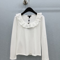 🛒𝐍𝐄𝐖 · 𝟐𝟎𝟐6/爆款现货 【原单品质】L*|2026新款荷叶边长袖T恤 高订面料,百搭版型 ,上身的触感谁穿谁 🛒𝐍𝐄𝐖 · 𝟐𝟎𝟐6/爆款现货 【原单品质】L*|2026新款荷叶边长袖T恤 高订面料,百搭版型 ,上身的触感谁穿谁