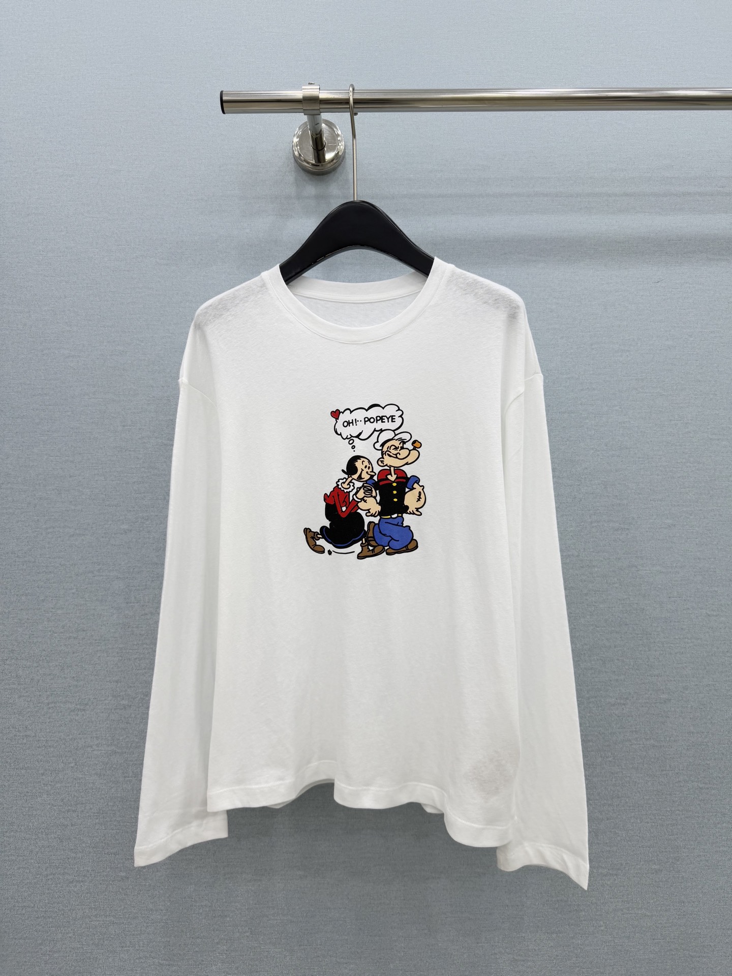 🛒𝐍𝐄𝐖 · 𝟐𝟎𝟐6/爆款现货 【原单品质】 小众｜2026新款撞色图文印花长袖T恤 高订面料，减龄百搭版型  ，上身