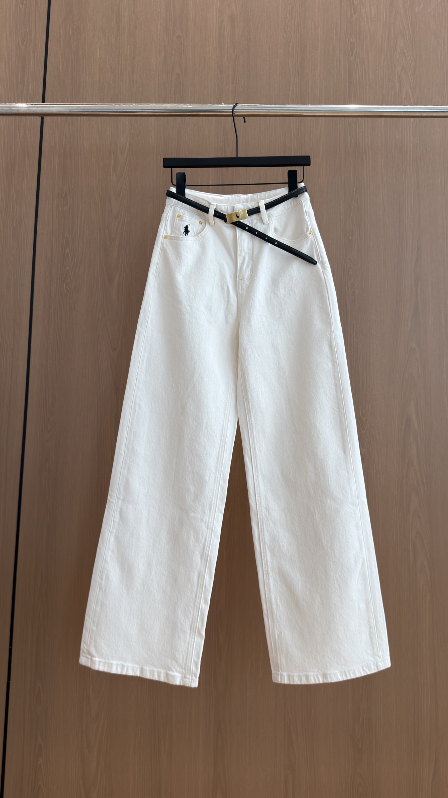 🛒𝐍𝐄𝐖 · 𝟐𝟎𝟐6/爆款现货 【秋冬上新】设计师｜26新款polo刺绣直筒牛仔裤 爆单款  气质女神必入  定制专属