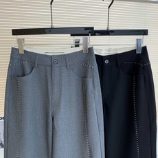 🛒𝐍𝐄𝐖 · 𝟐𝟎𝟐6/爆款现货 【秋冬上新】设计师|26新款毛边撞色休闲西裤 爆单款 气质女神必入 定制字母装饰 🛒𝐍𝐄𝐖 · 𝟐𝟎𝟐6/爆款现货 【秋冬上新】设计师|26新款毛边撞色休闲西裤 爆单款 气质女神必入 定制字母装饰