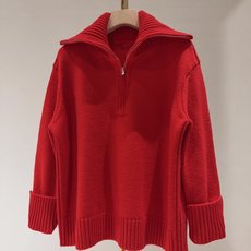 🛒𝐍𝐄𝐖 · 𝟐𝟎𝟐6/爆款现货 【原版定制】小众*|🔴半拉链翻领毛衣|早秋氛围感本命 太爱这种半开拉链大翻领毛衣✨ 立 🛒𝐍𝐄𝐖 · 𝟐𝟎𝟐6/爆款现货 【原版定制】小众*|🔴半拉链翻领毛衣|早秋氛围感本命 太爱这种半开拉链大翻领毛衣✨ 立