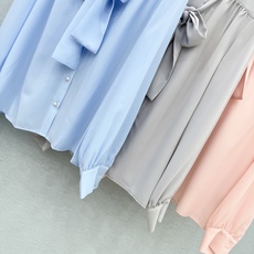 🛒𝐍𝐄𝐖 · 𝟐𝟎𝟐6/爆款现货 【秋冬上新】V*|26新款蝴蝶结纯色衬衫 颜色百搭高级 定制版型包容性好 尽显高级随意 🛒𝐍𝐄𝐖 · 𝟐𝟎𝟐6/爆款现货 【秋冬上新】V*|26新款蝴蝶结纯色衬衫 颜色百搭高级 定制版型包容性好 尽显高级随意