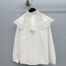 🛒𝐍𝐄𝐖 · 𝟐𝟎𝟐6/爆款现货 原单品质 小众|26经典水溶斗篷花边镂空刺绣纯色衬衫 法式极致穿搭 最新系列单品 强 🛒𝐍𝐄𝐖 · 𝟐𝟎𝟐6/爆款现货 原单品质 小众|26经典水溶斗篷花边镂空刺绣纯色衬衫 法式极致穿搭 最新系列单品 强