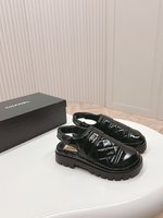 Chanel Shoes Sandals Slippers Rubber Sheepskin