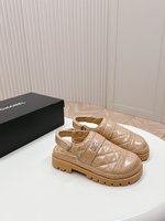 Chanel Top
 Shoes Sandals Slippers Rubber Sheepskin